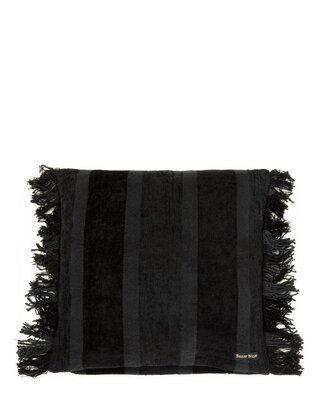 Bazar Bizar The Oh My Gee Kussenhoes - Zwart Velvet - 40x40