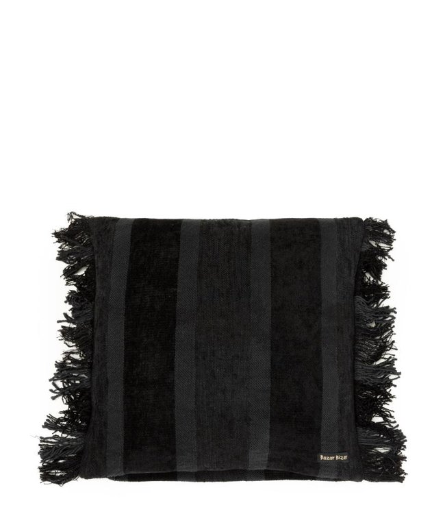 Bazar Bizar The Oh My Gee Kussenhoes - Zwart Velvet - 40x40