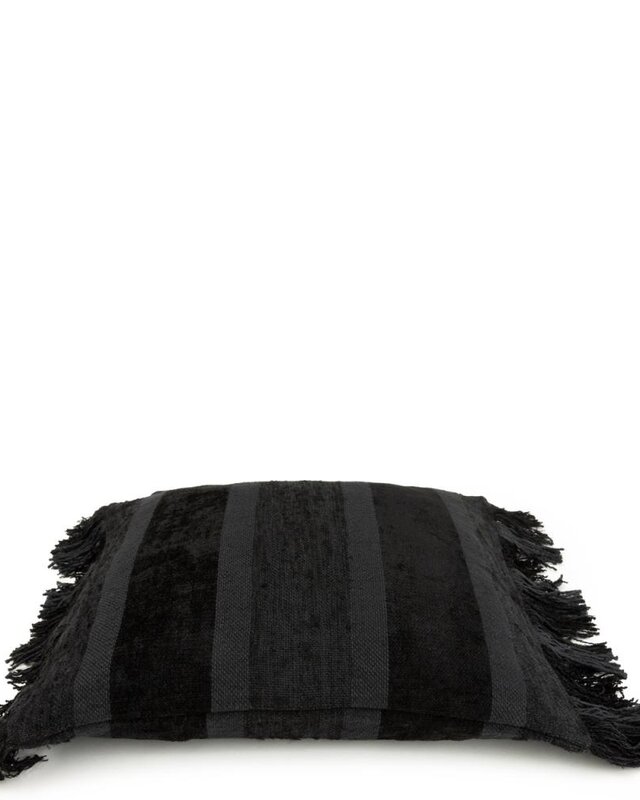 Bazar Bizar The Oh My Gee Kussenhoes - Zwart Velvet - 40x40