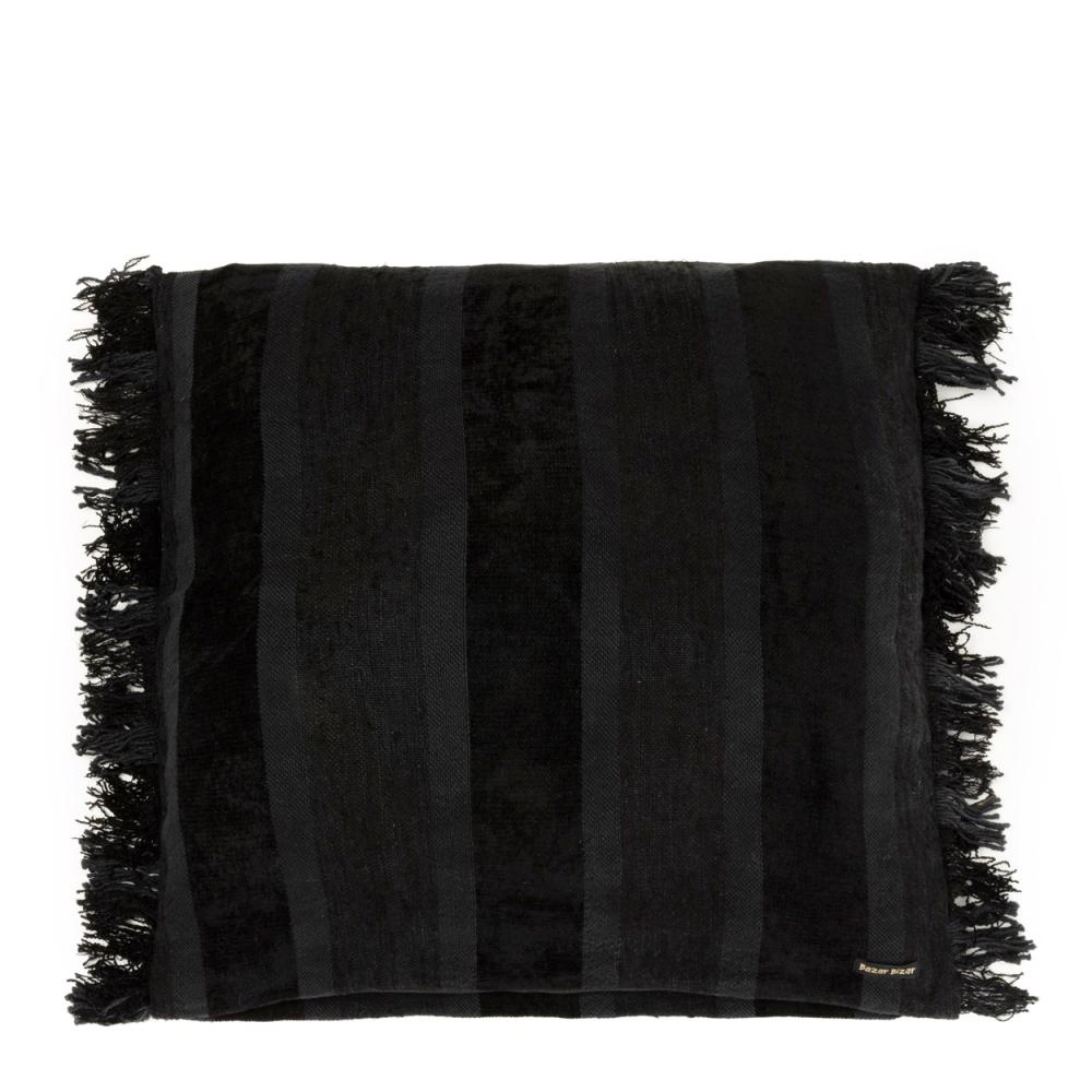 Bazar Bizar The Oh My Gee Kussenhoes - Zwart Velvet - 60x60