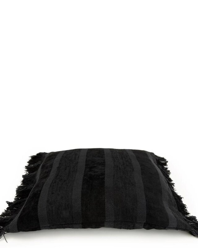 Bazar Bizar The Oh My Gee Kussenhoes - Zwart Velvet - 60x60