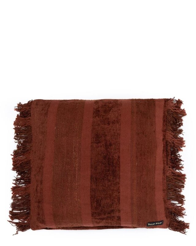 Bazar Bizar The Oh My Gee Kussenhoes - Bourgondisch Velvet- 40x40