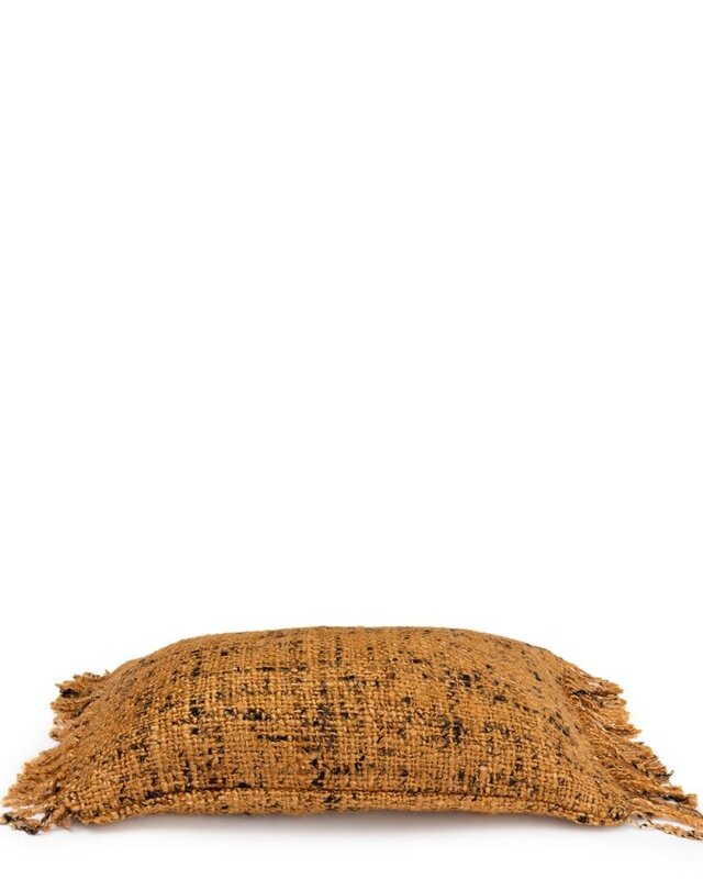 Bazar Bizar The Oh My Gee Kussenhoes - Kaneel/ Zwart - 30x50
