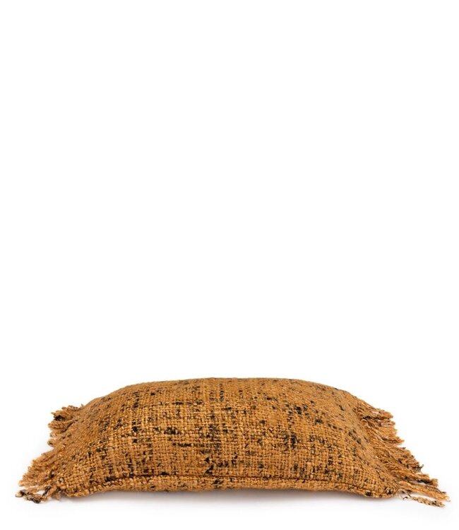 Bazar Bizar The Oh My Gee Kussenhoes - Kaneel/ Zwart - 30x50