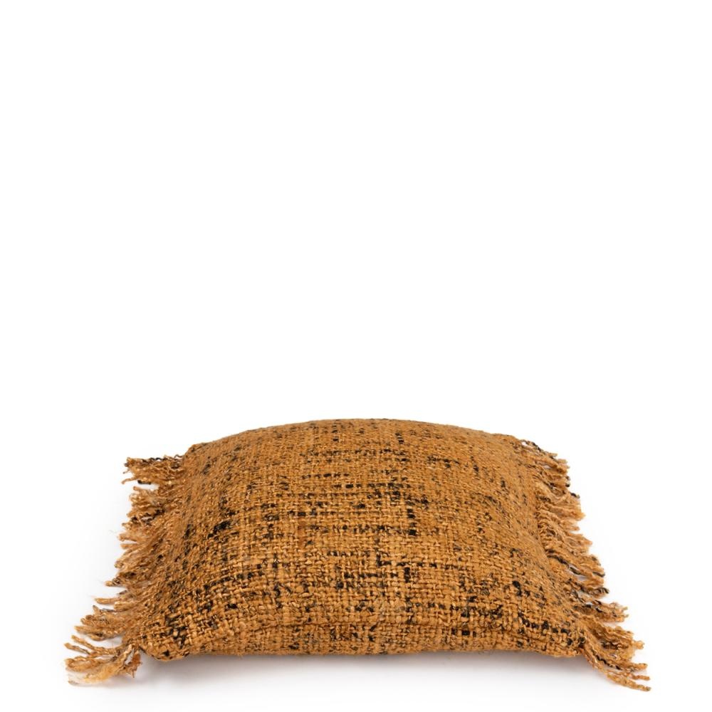 Bazar Bizar The Oh My Gee Kussenhoes - Kaneel/ Zwart - 40x40