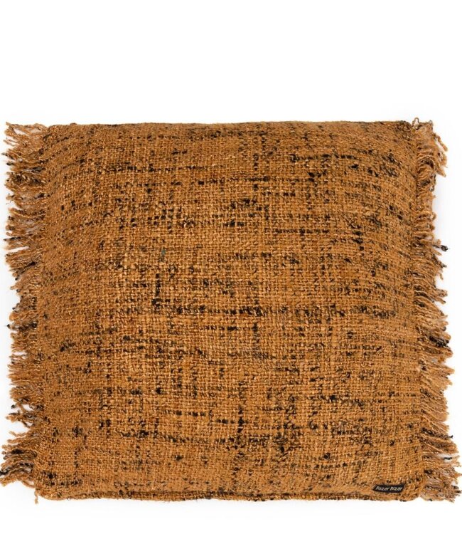 Bazar Bizar The Oh My Gee Kussenhoes - Kaneel/ Zwart - 60x60