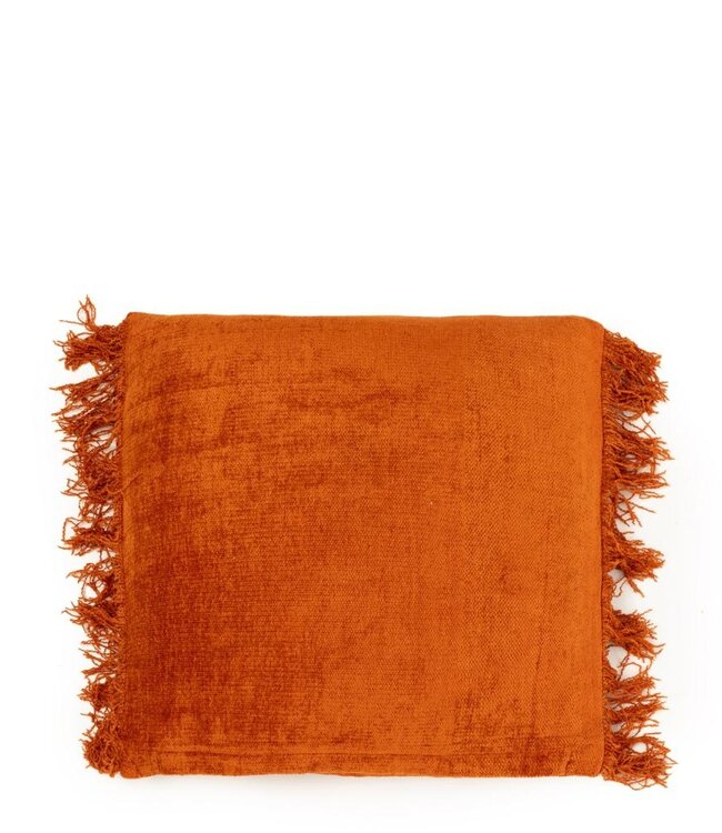 Bazar Bizar The Oh My Gee Kussenhoes - Roest Velvet - 40x40