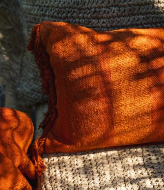 Bazar Bizar The Oh My Gee Kussenhoes - Roest Velvet - 40x40