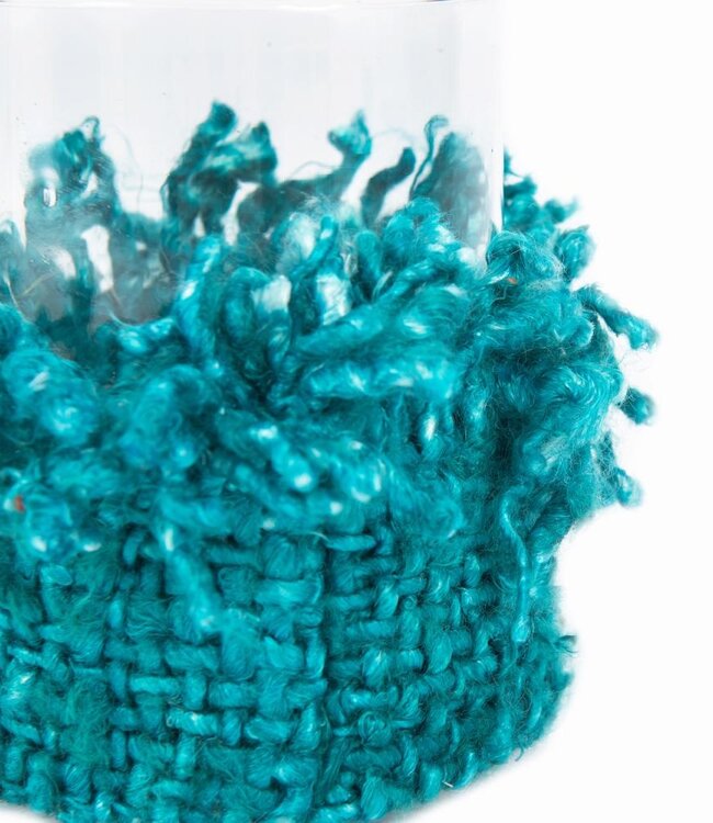 Bazar Bizar The Oh My Gee Kaars Houder - Aqua - L - Set van 2