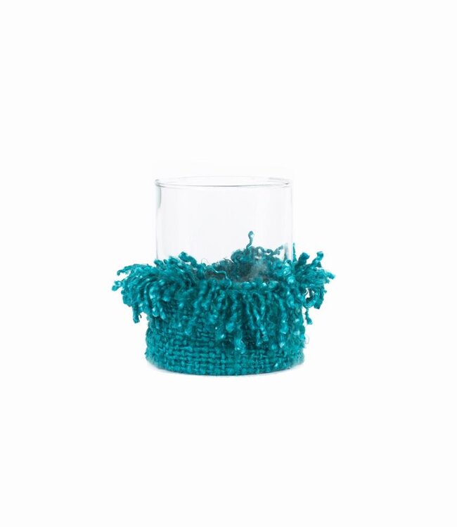 Bazar Bizar The Oh My Gee Kaars Houder - Aqua - L - Set van 2