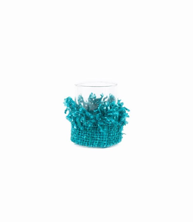 Bazar Bizar The Oh My Gee Kaars Houder - Aqua - M - Set van 4