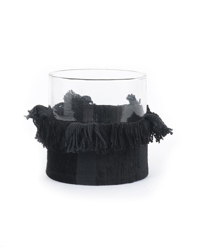 Bazar Bizar The Oh My Gee Kaars Houder - Zwart Velvet - XL