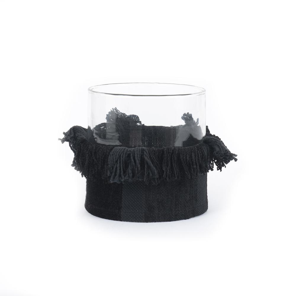 Bazar Bizar The Oh My Gee Kaars Houder - Zwart Velvet - XL