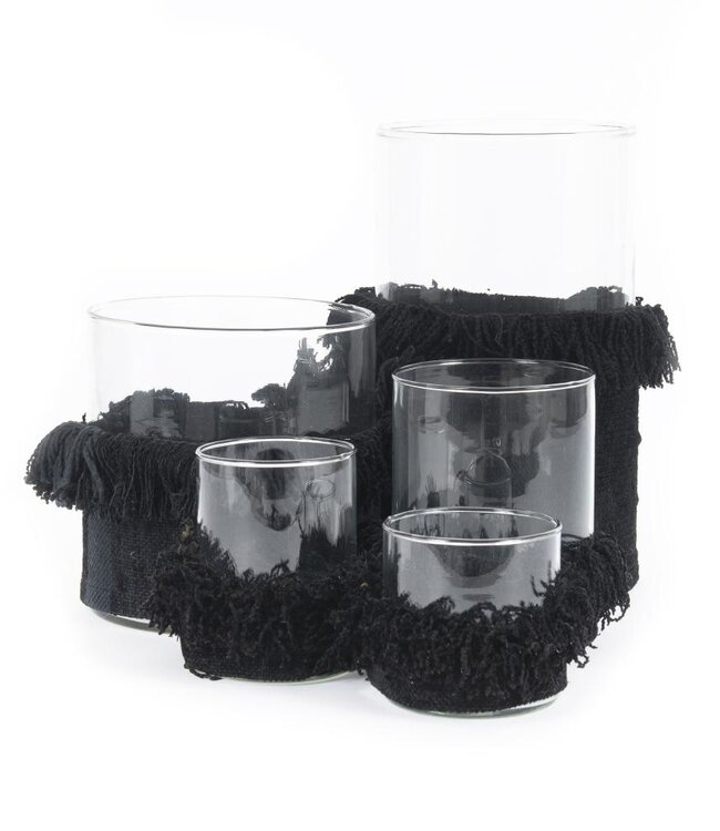 Bazar Bizar The Oh My Gee Kaars Houder - Zwart Velvet - XL