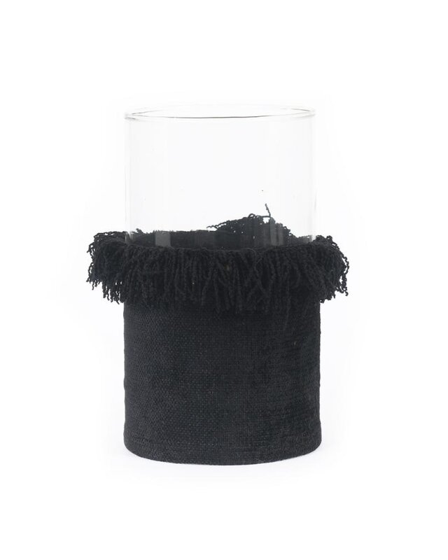 Bazar Bizar The Oh My Gee Kaars Houder - Zwart Velvet - XXL