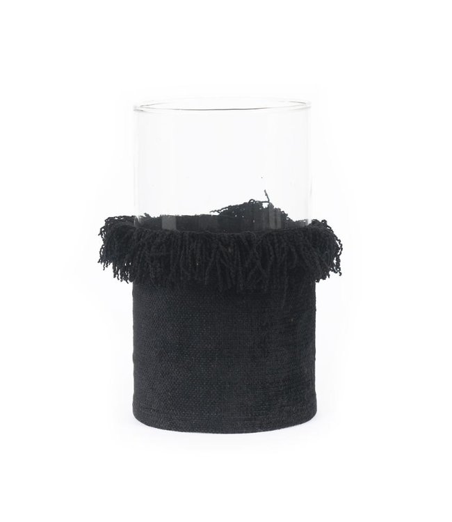 Bazar Bizar The Oh My Gee Kaars Houder - Zwart Velvet - XXL