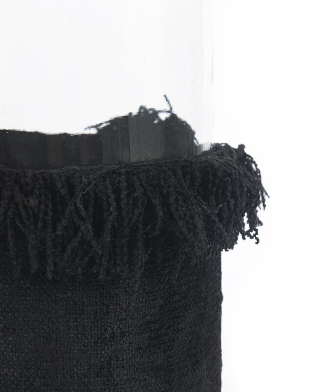 Bazar Bizar The Oh My Gee Kaars Houder - Zwart Velvet - XXL