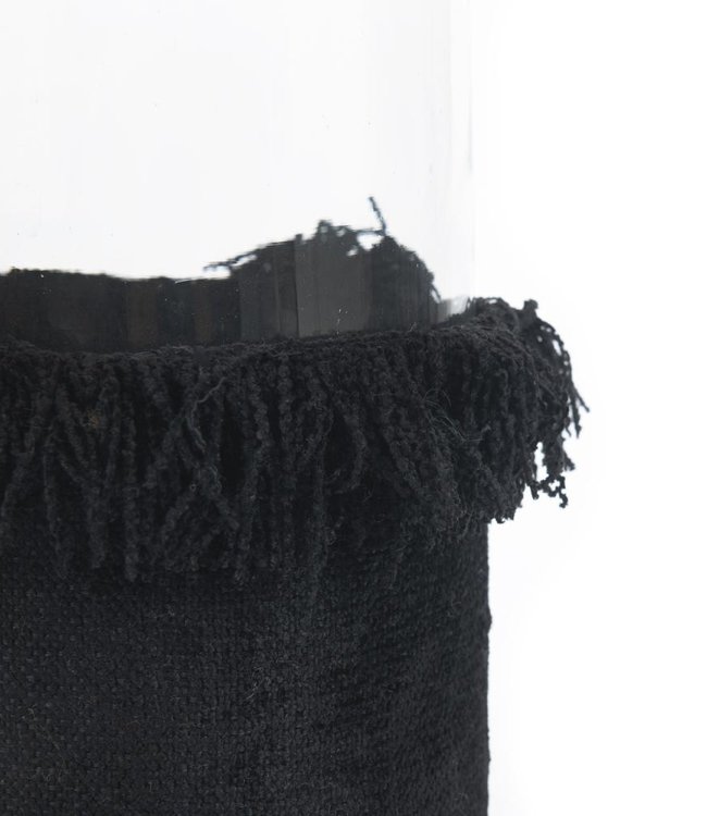 Bazar Bizar The Oh My Gee Kaars Houder - Zwart Velvet - XXL