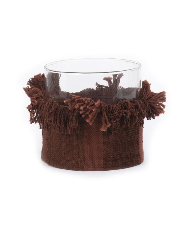 Bazar Bizar The Oh My Gee Kaars Houder - Bourgondisch Velvet - XL