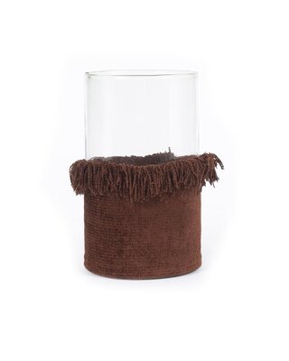 Bazar Bizar The Oh My Gee Kaars Houder - Bourgondisch Velvet - XXL