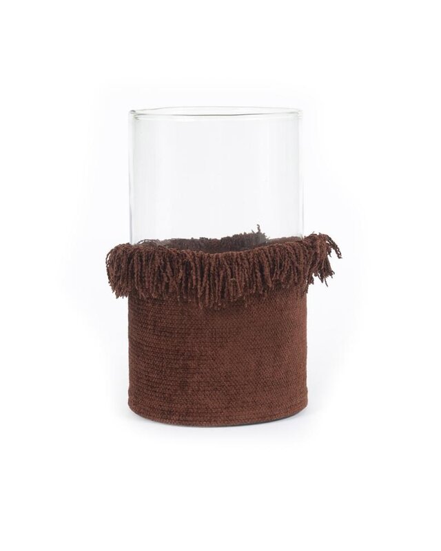 Bazar Bizar The Oh My Gee Kaars Houder - Bourgondisch Velvet - XXL