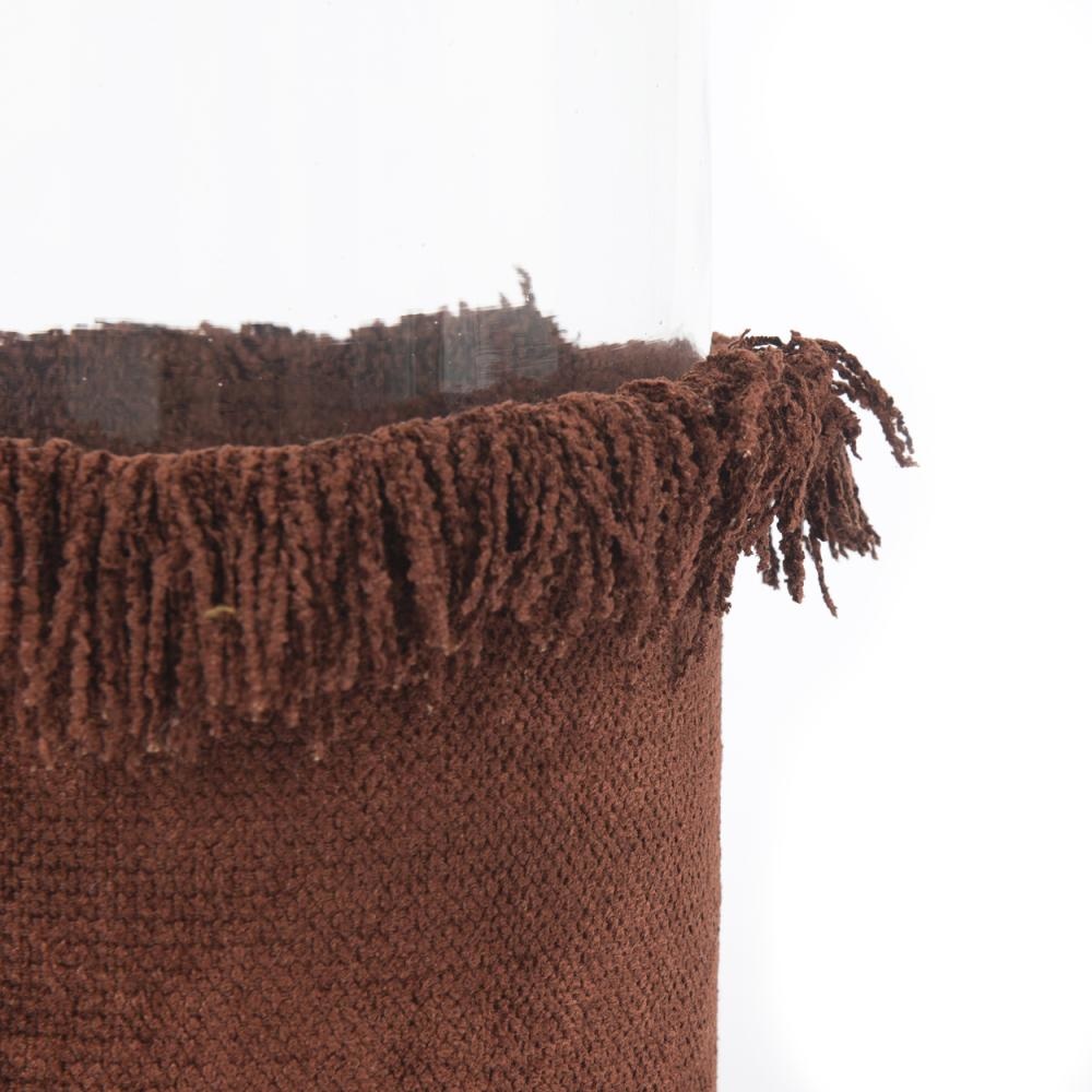 Bazar Bizar The Oh My Gee Kaars Houder - Bourgondisch Velvet - XXL
