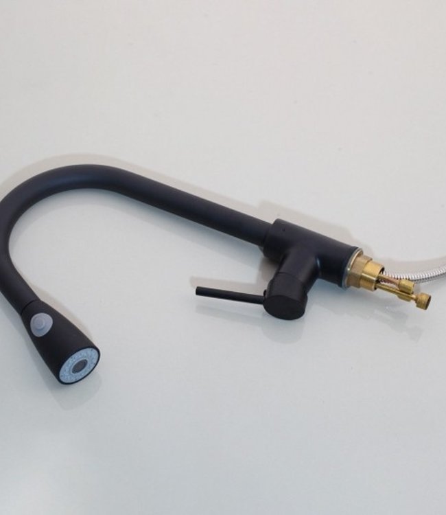 Rene Houtman Mat Zwarte Keukenkraan