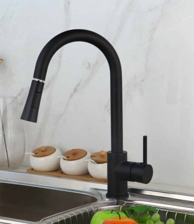 Rene Houtman Zwarte Keukenkraan