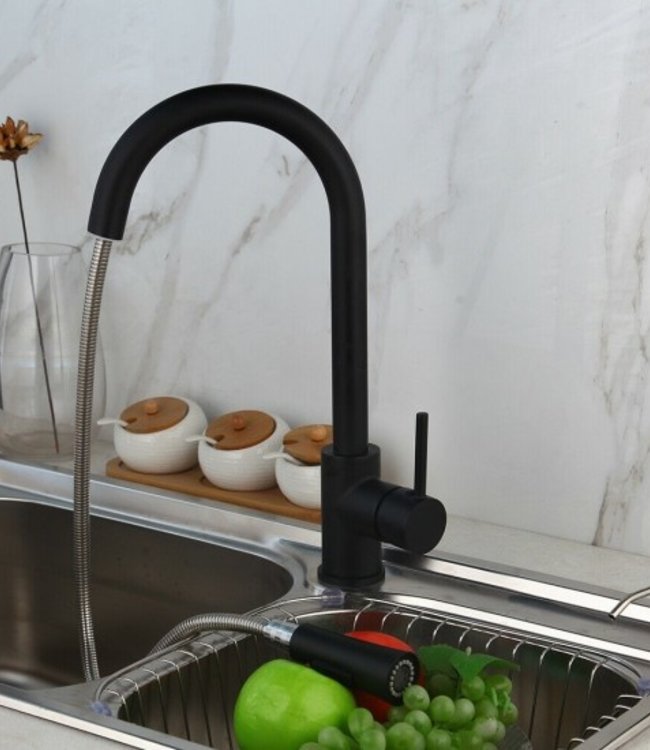 Rene Houtman Zwarte Keukenkraan