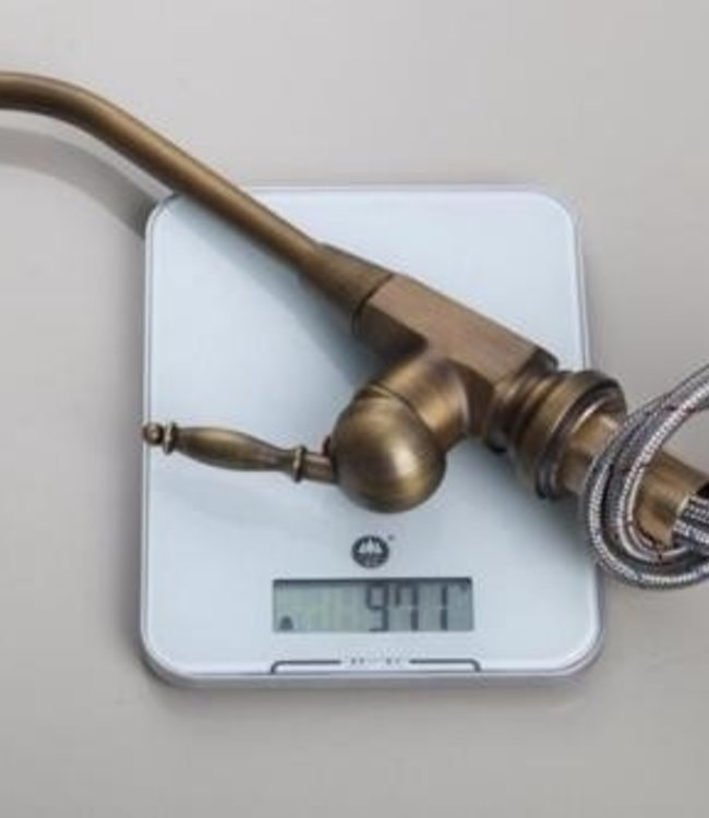 Rene Houtman Draaibare Keukenkraan - Brons Afgewerkt