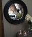 Brynxz Spiegel Rond Rusty Zwart/Goud 70 cm