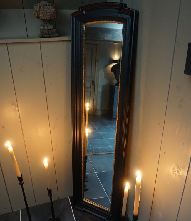 Brynxz Rusty Spiegel - Zwart & Goud - L40 x H150 cm