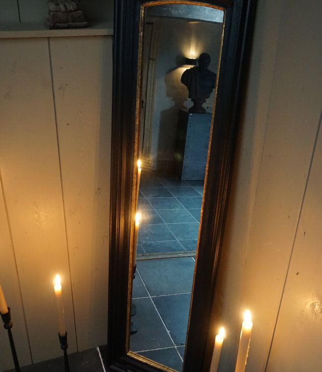 Brynxz Rusty Spiegel - Zwart & Goud - L40 x H150 cm