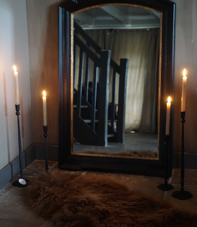 Brynxz Rusty Spiegel - Zwart & Goud - L50 x H78 cm