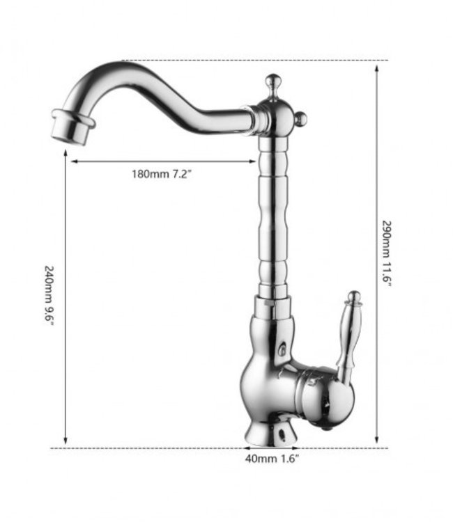Rene Houtman Chroom Mengkraan - Landelijke Uitstraling