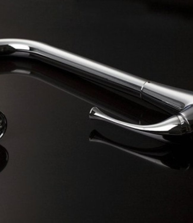 Rene Houtman Strakke Chroom Keukenkraan met LED