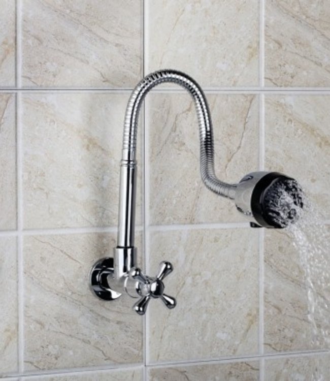 Rene Houtman Koud Water Keukenkraan met Flexibele Hals