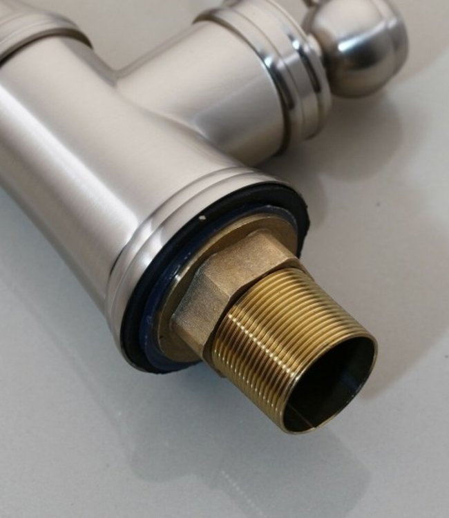 Rene Houtman Geborsteld Nikkel Wastafelkraan