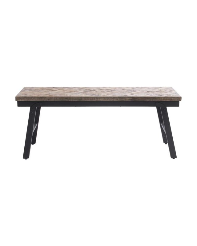 Bazar Bizar Visgraat Bankje - Naturel - 110 cm