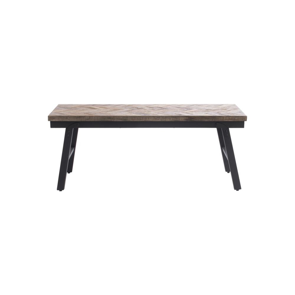 Bazar Bizar Visgraat Bankje - Naturel - 110 cm