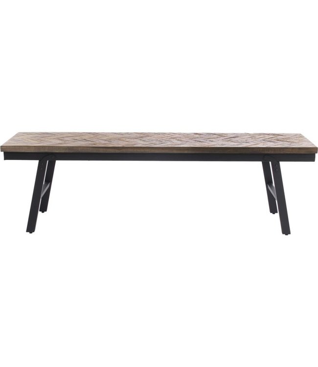 Bazar Bizar Visgraat Bankje - Naturel - 150 cm