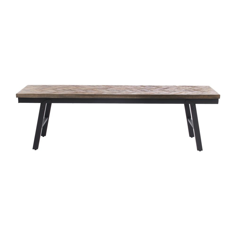 Bazar Bizar Visgraat Bankje - Naturel - 150 cm
