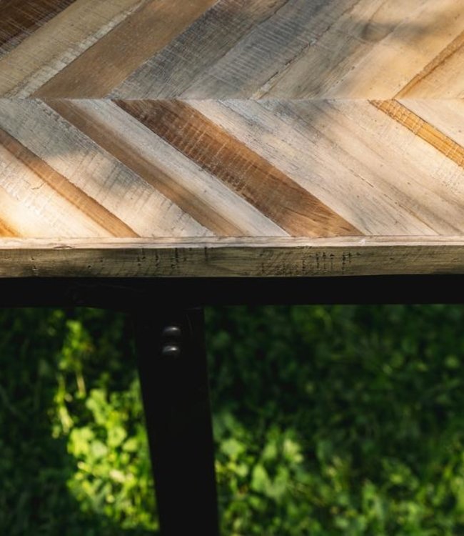 Bazar Bizar Visgraat Bankje - Naturel - 150 cm