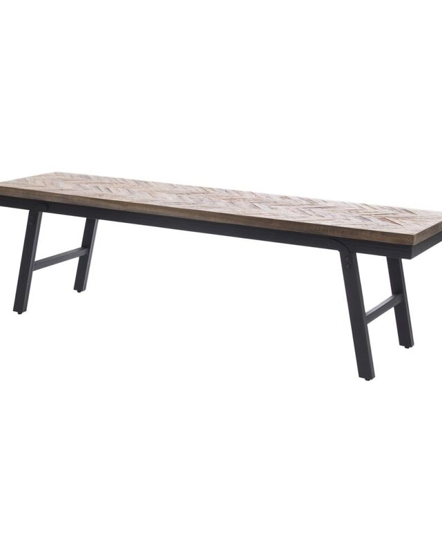 Bazar Bizar Visgraat Bankje - Naturel - 150 cm