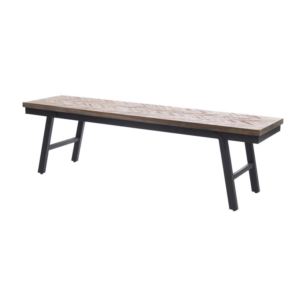 Bazar Bizar Visgraat Bankje - Naturel - 150 cm