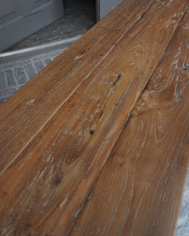 Rene Houtman Eetkamerbank Oud Hout L180 x B31 x H50 cm