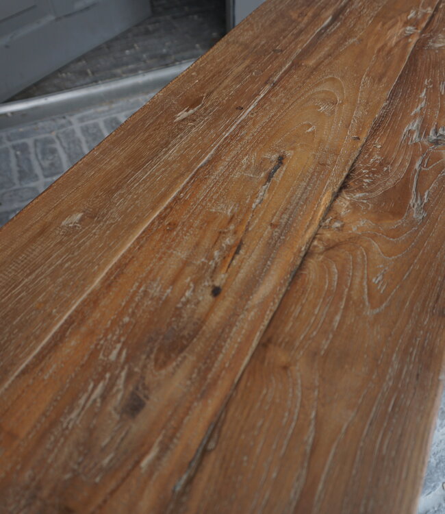 Rene Houtman Eetkamerbank Oud Hout L180 x B31 x H50 cm