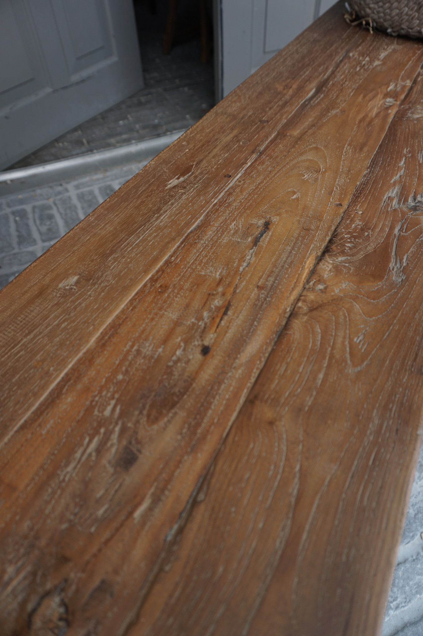 Rene Houtman Eetkamerbank Oud Hout L180 x B31 x H50 cm