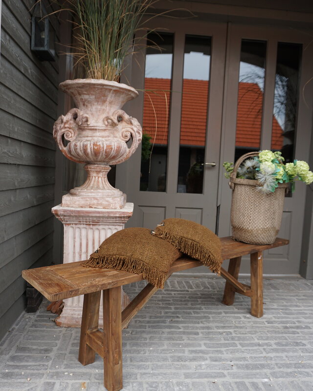 Rene Houtman Eetkamerbank Oud Hout L180 x B31 x H50 cm