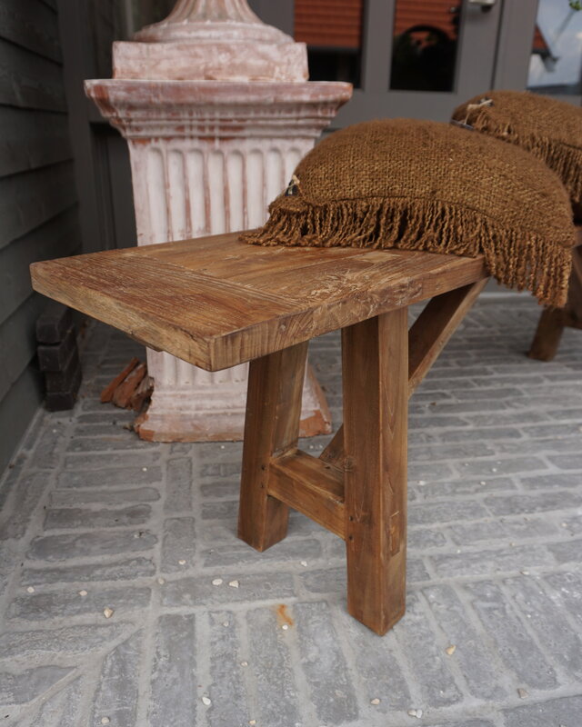 Rene Houtman Eetkamerbank Oud Hout L180 x B31 x H50 cm